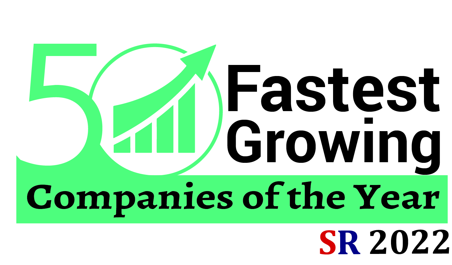 50 Fastest Growing Companies of the Year Graphic.